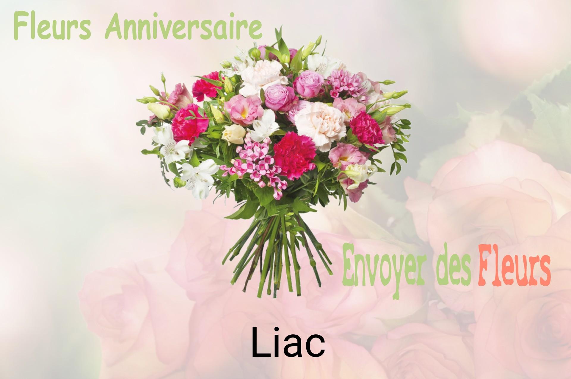 Bouquet de fleurs d’anniversaire livré à Liac